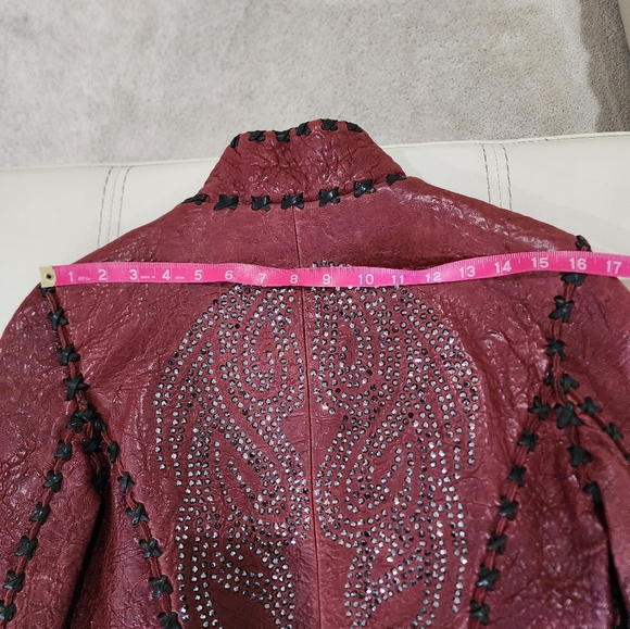 Eleven 11 Women's Custom Leather Jacket, sz Med - Picture 4 of 15